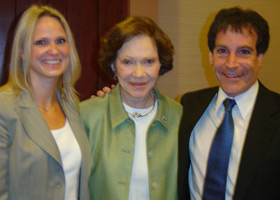 Billie Resnick and Rosalynn Carter